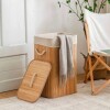 Canasto Cesto de ropa sucia bambú Canasto Cesto de ropa sucia bambú
