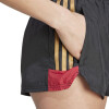 Short Adidas Tiro Cut 3 Rayas de Mujer - IW6801 Negro-rojo