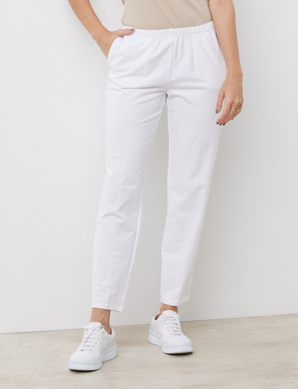 Pantalon Yoga Algodon BLANCO