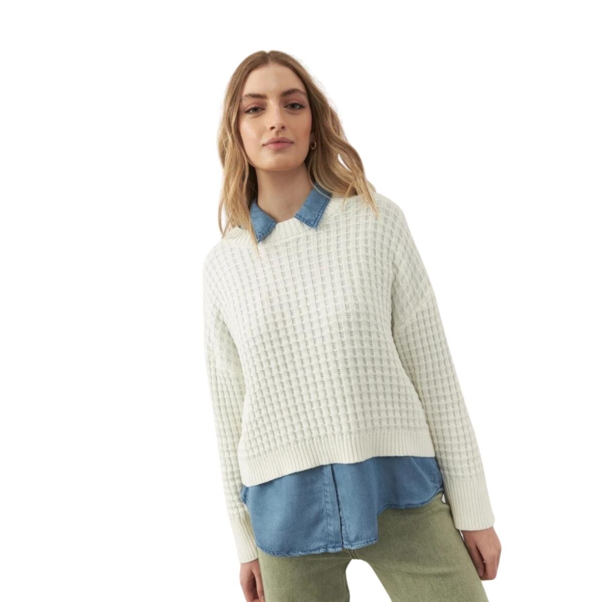 SWEATER SARA - HUESO 