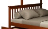 Cucheta 2 plazas y 1 plaza + 2 Cajones - B136 Nogal