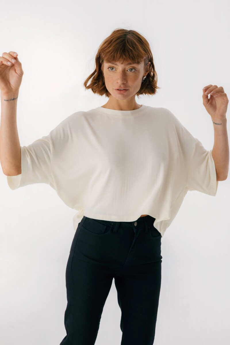Boxy Tshirt Blanco
