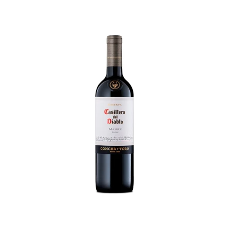 Vino Tinto CASILLERO DEL DIABLO Malbec 750 ml Vino Tinto CASILLERO DEL DIABLO Malbec 750 ml