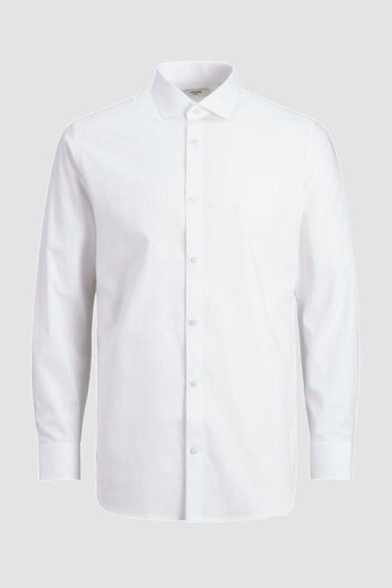 Camisa Blaroyal Cuello Italiano Slim Fit White