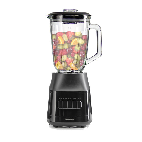 LICUADORA JAMES LJVN NEGRA 600W 15L JARRA VIDRIO NEGRO LICUADORA JAMES LJVN NEGRA 600W 15L JARRA VIDRIO NEGRO