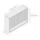 Aéreo de Cocina 2 Puertas 120 cm – MDF Línea Simone Mendes GAMAS DE BEIGE