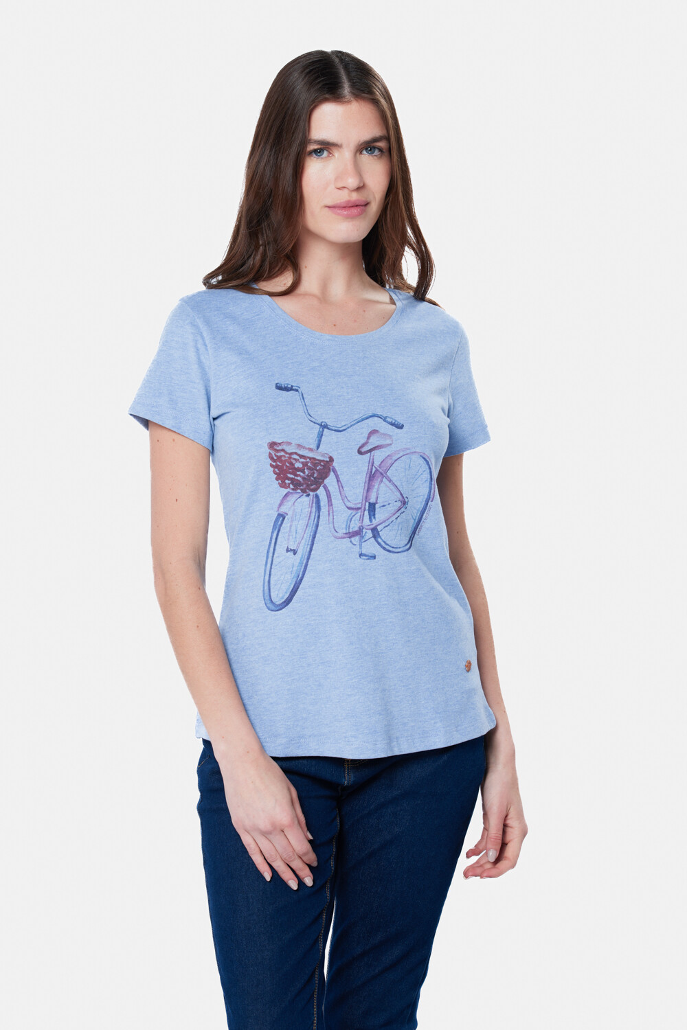 REMERA ESTAMPADA Azul