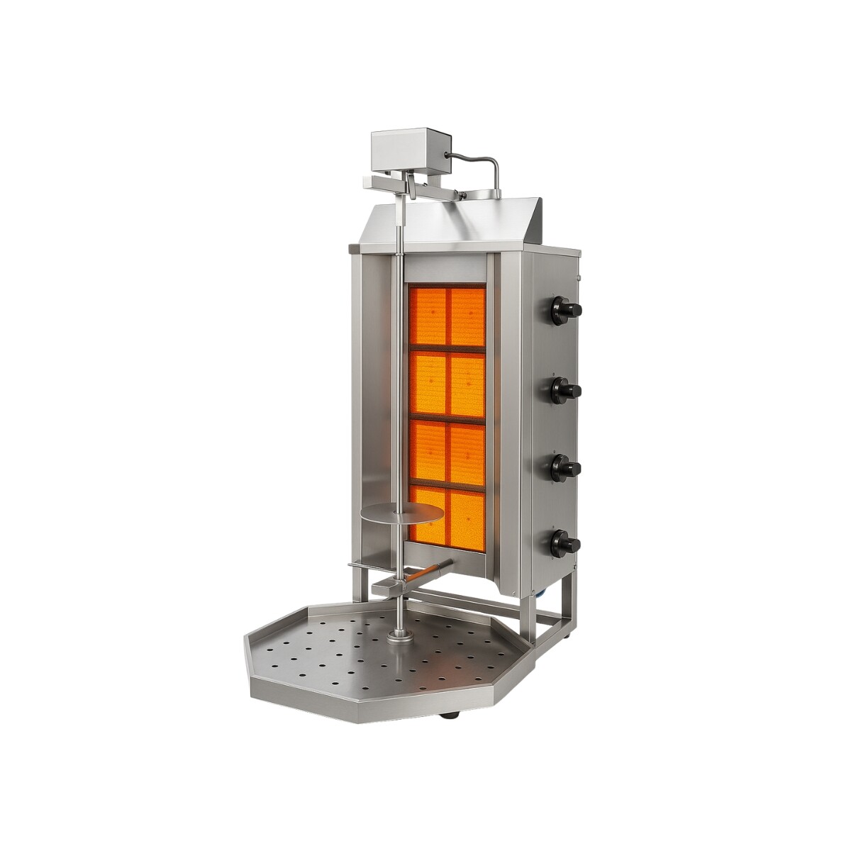 Spiedo Vertical a Gas 98.7 x 45 x 56 cm 