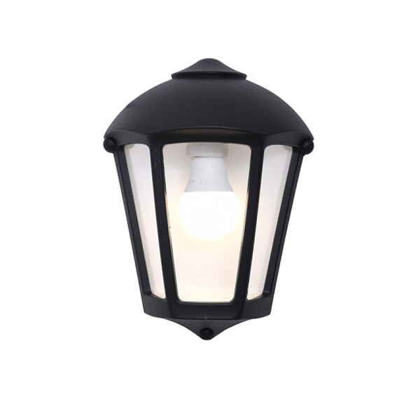 Farol pared colonial 3 caras transp.IP55 E27 FABIO FL0512