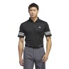 Remera Adidas Polo 3-Rayas Negro