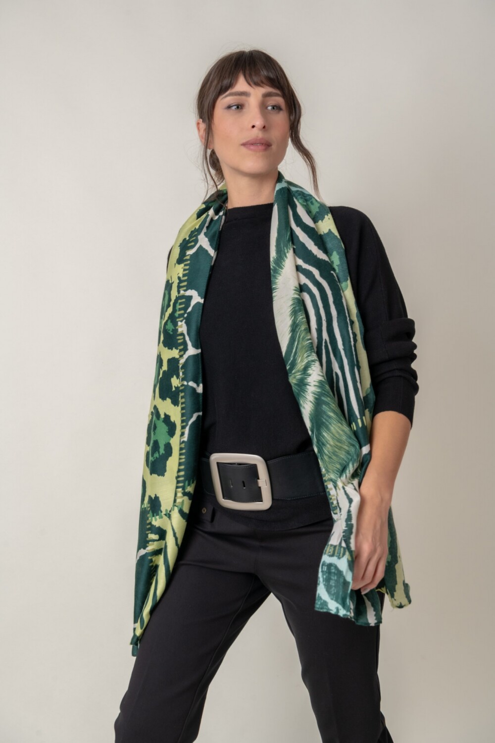 PAÑUELO MULTI PRINT Verde