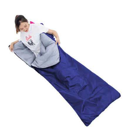 Sobre Dormir C/ Capucha Reforzado + Bolso Camping N1 Azul