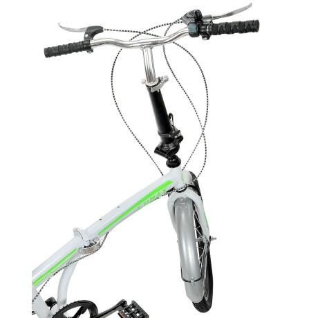 Bicicleta Plegable Rodado 20 Lumax Shimano Parrilla Blanco