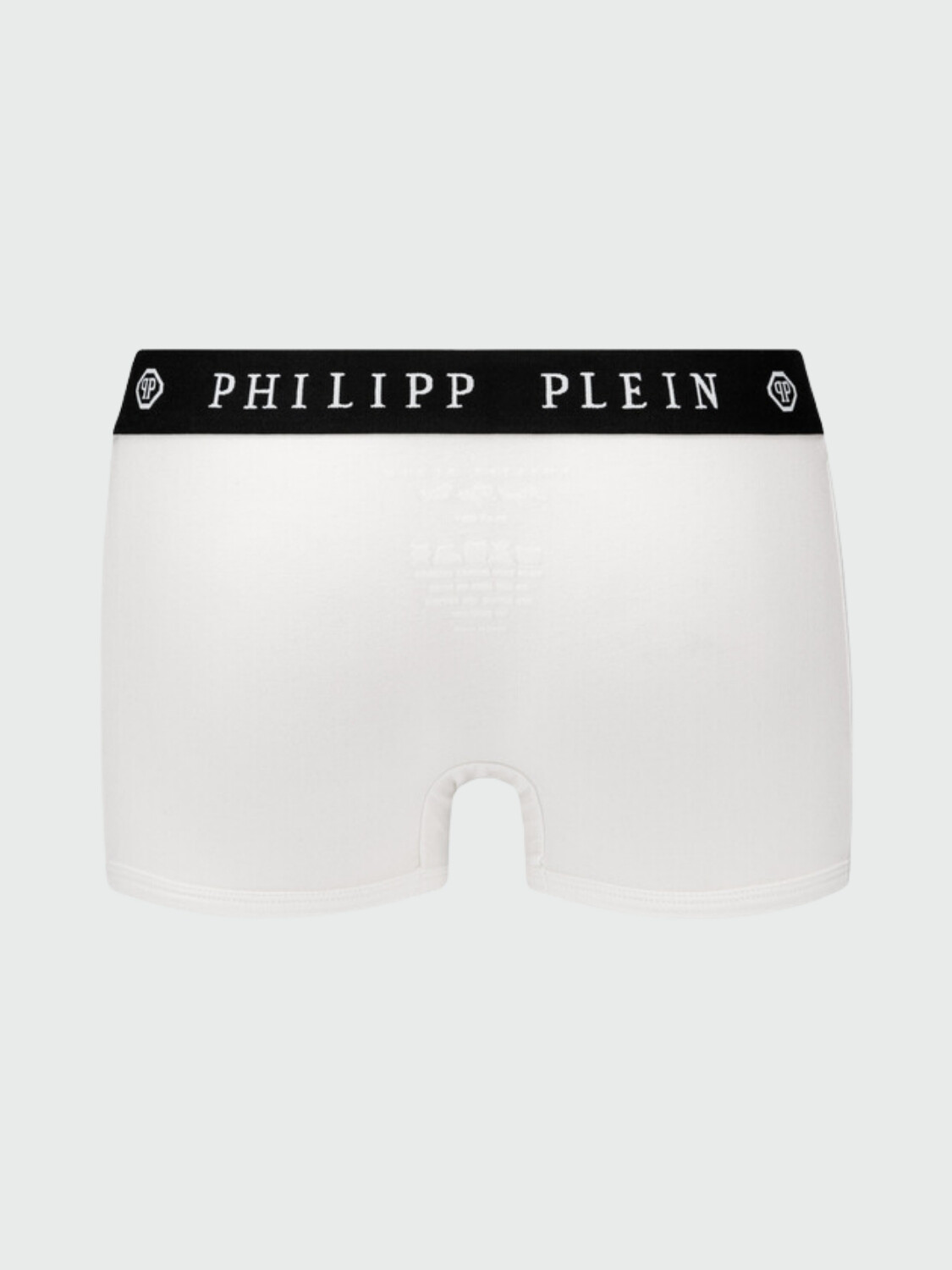 PHILIPP PLEIN - bóxer negro con diseño de calavera Blanco