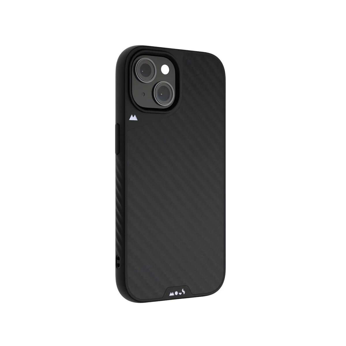 Protector MOUS Case Limitless 5.0 AiroShock con MagSafe para iPhone 15 Carbon fiber