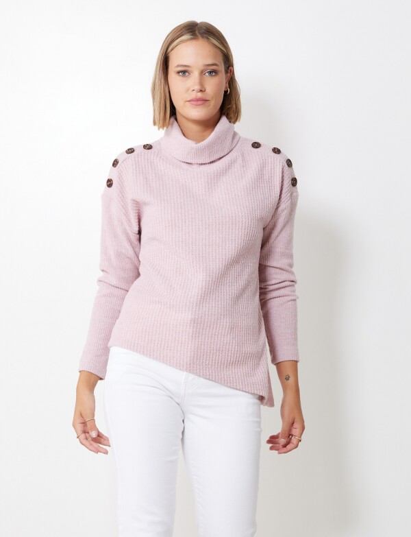 Polera Botones ROSA