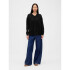 CASHSOFT VNECK PO BLACK