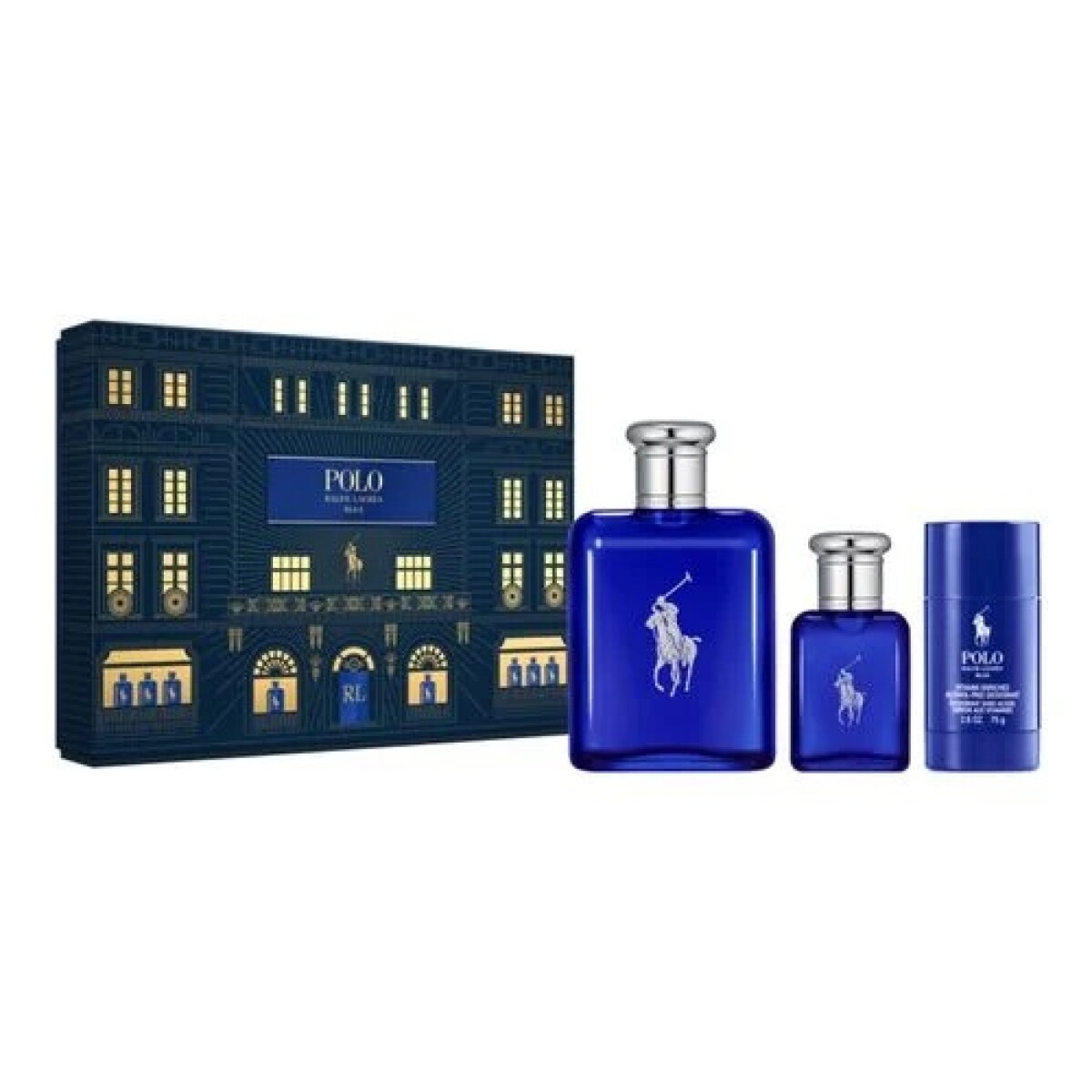 Perfume Polo Blue Edt 125ml+40ml+deo 