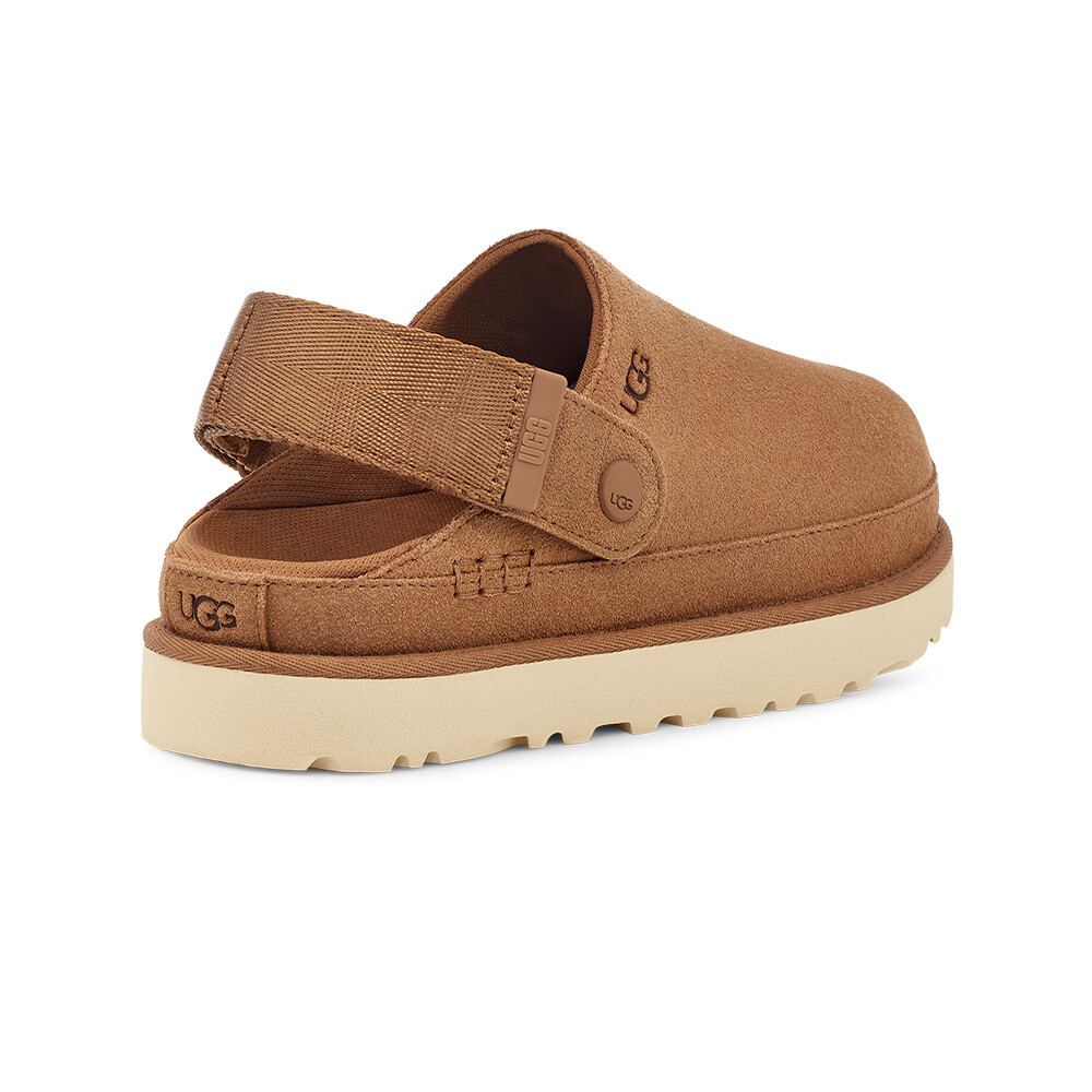 Pantuflas W Goldenstar Clog Mujer Chestnut