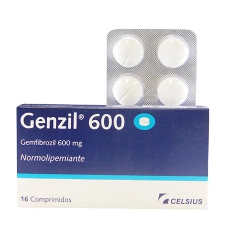 Genzil 600mg 16 Comprimidos Genzil 600mg 16 Comprimidos