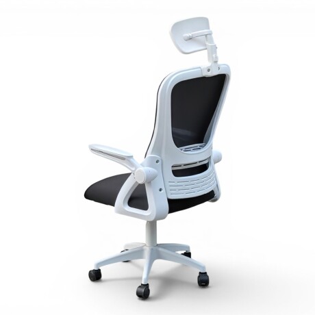 SILLA DE OFICINA ASIENTO ERGONÓMICA ESCRITORIO GIRATORIA REGULABLE APOYABRAZOS NEGRO