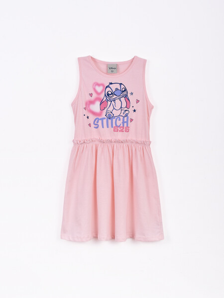 VESTIDO STITCH ROSADO