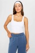 Top PureLuxe Built-In Bra Mujer Classic White