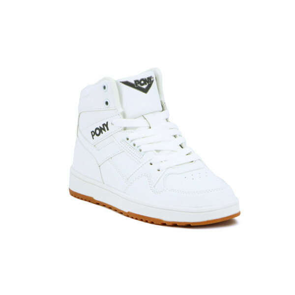 Pony Lifestyle M-100 Bota Teen - White/white Blanco-blanco