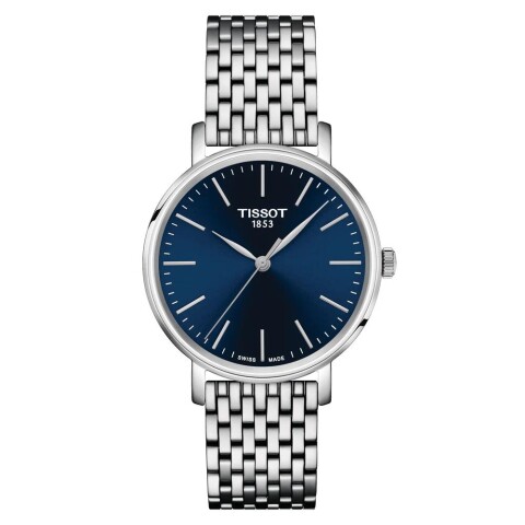 Reloj Tissot Everytime 34mm T1432101104100 acero esfera azul para hombre Reloj Tissot Everytime 34mm T1432101104100 Acero Esfera Azul Para Hombre