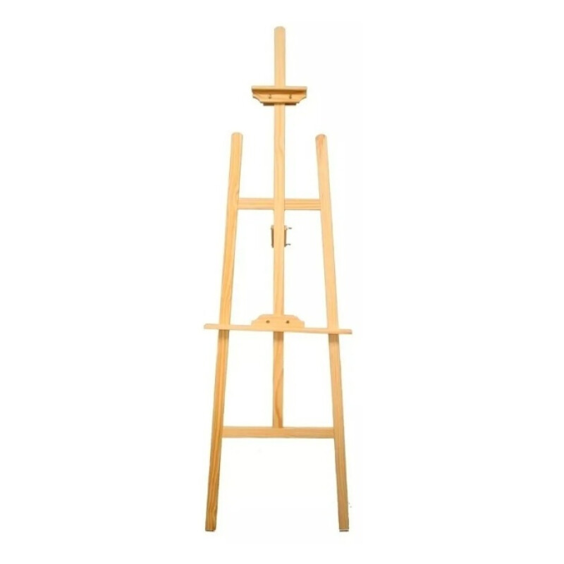 Atril De Pintor -caballete Madera Pintura Oleo Cuadro Beige