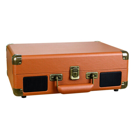 Tocadiscos Vinilo Retro Parlante Bluetooth Portátil Marron