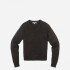 Sweater escote en V manga larga MARRON