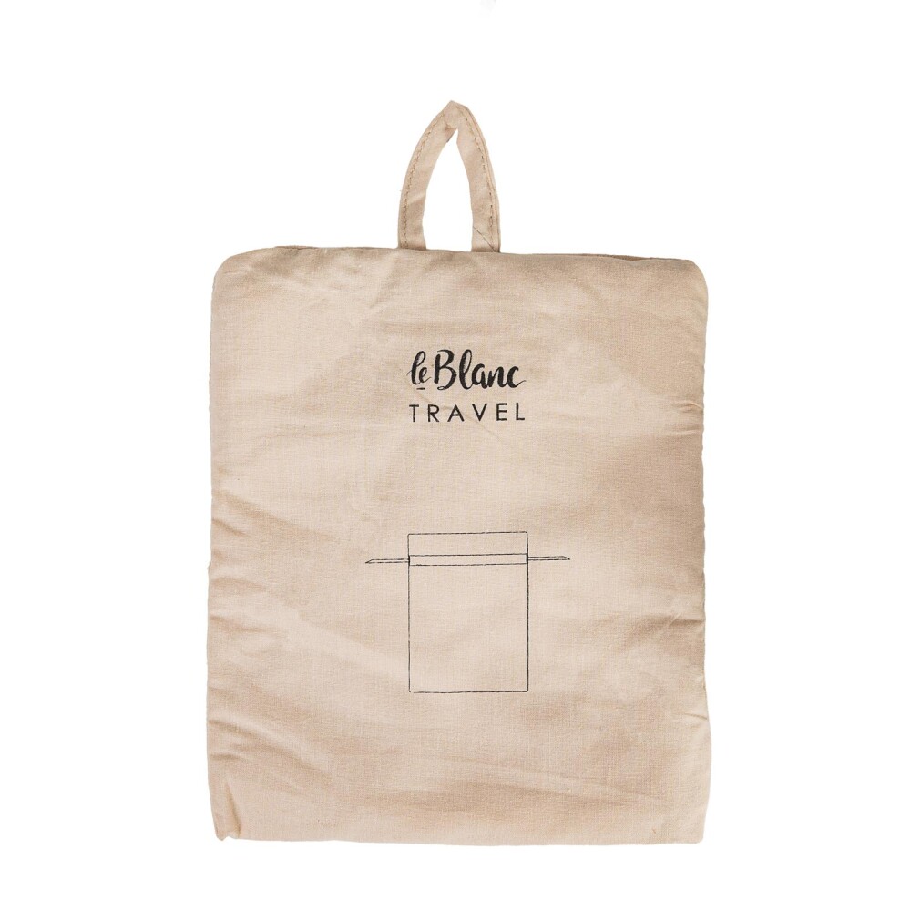 ORGANIZADOR DE VIAJE ALGODON NATURAL-BEIGE PLEGABLE