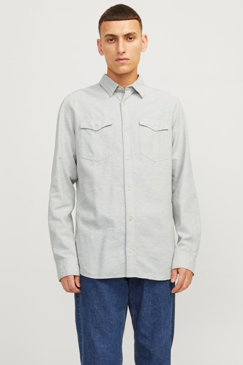 Camisa Sheridan Efecto Lino Desert Sage