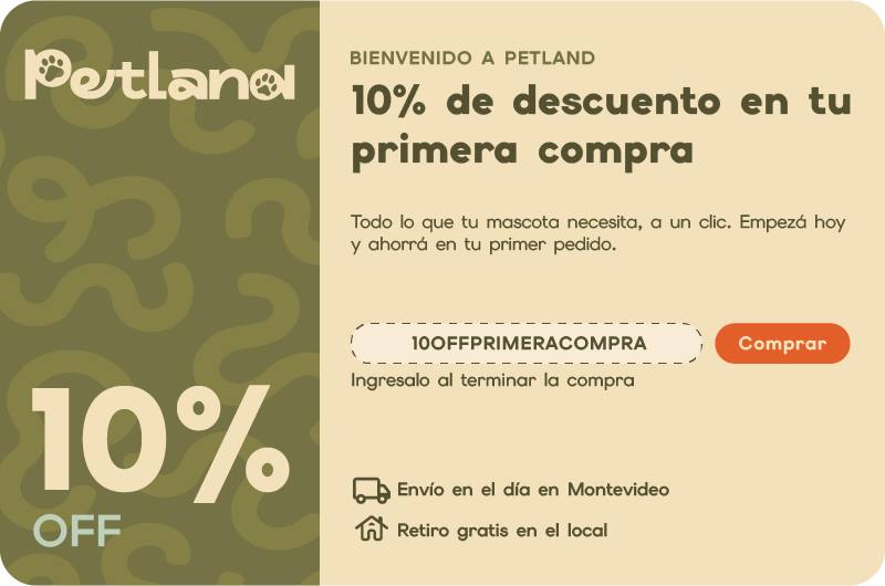 10% OFF en tu primera compra con el cupón 10OFFPRIMERACOMPRA