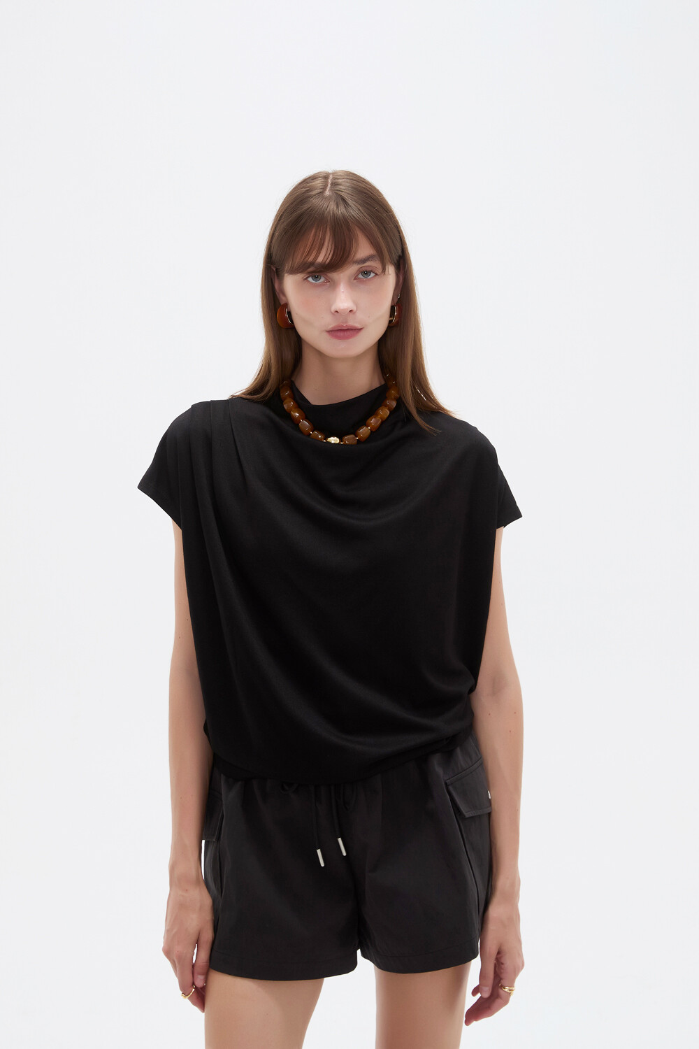Tops Bornea Negro