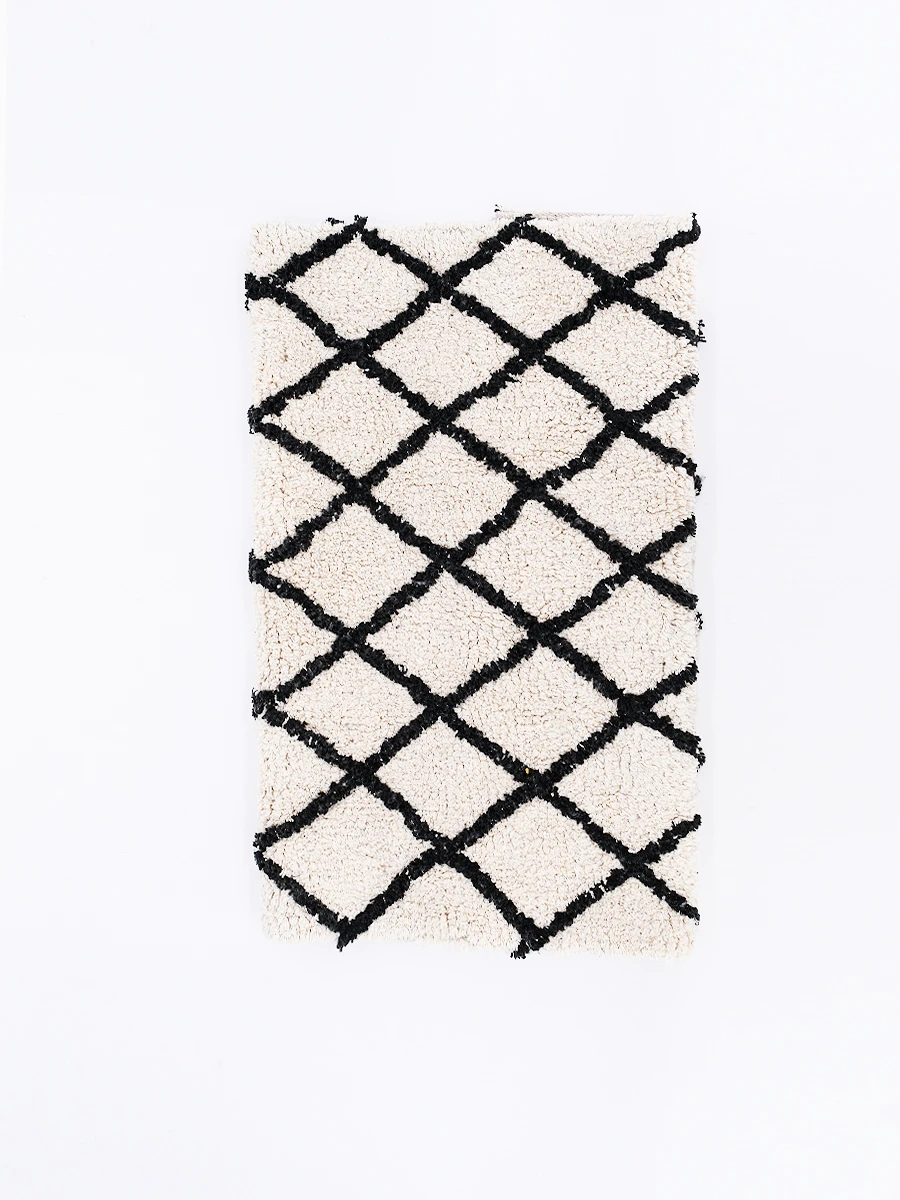 ALFOMBRA ALGODON - BLANCO 