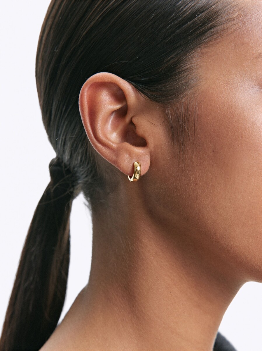Pendientes De Aro De Plata 925 - dorado 