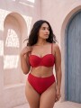 BIKINI TIRO ALTO ROJO