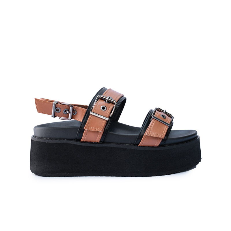 Sandalia de dama Osada Brown/Black