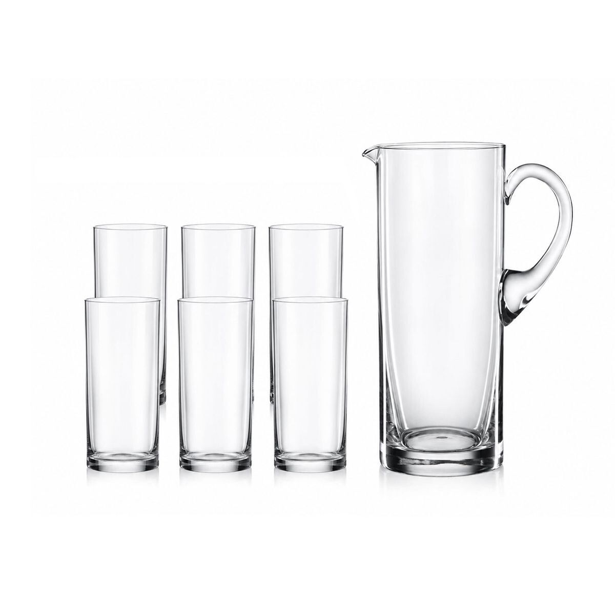 7 piezas Barline (Jarra + 6 vasos) BOHEMIA 