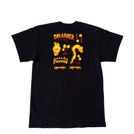 Remera Sketch Thrasher - Negro Remera Sketch Thrasher - Negro