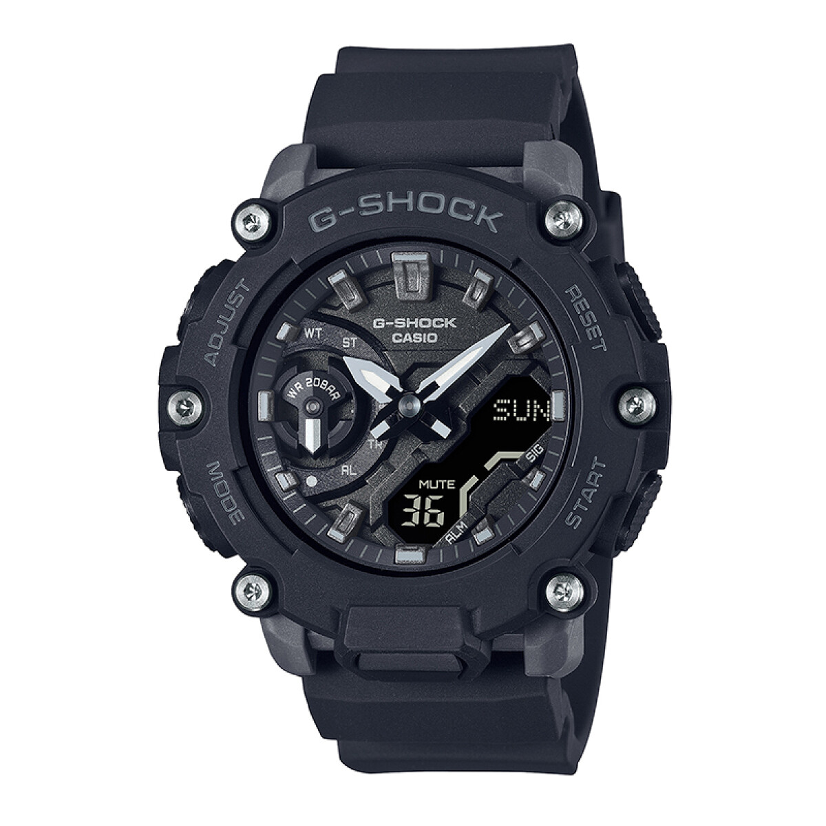 Reloj G-Shock casual de dama - negro 