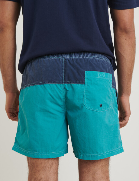 450602 SHORT COMBINADO HARRY Azul/verde