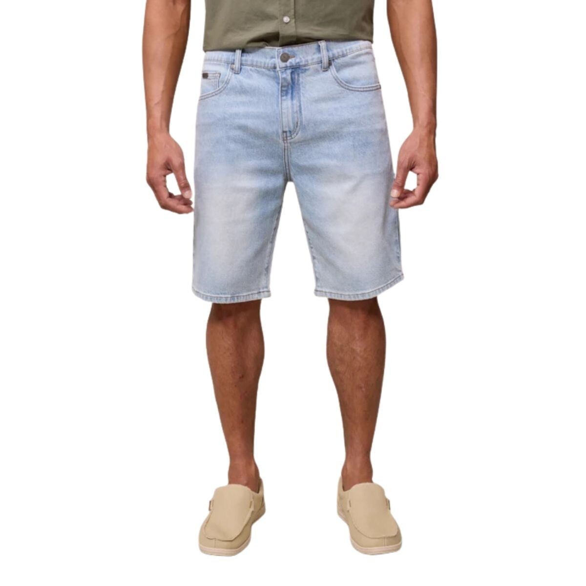 BERMUDA TIZINO 30-44 - AZUL CLARO 