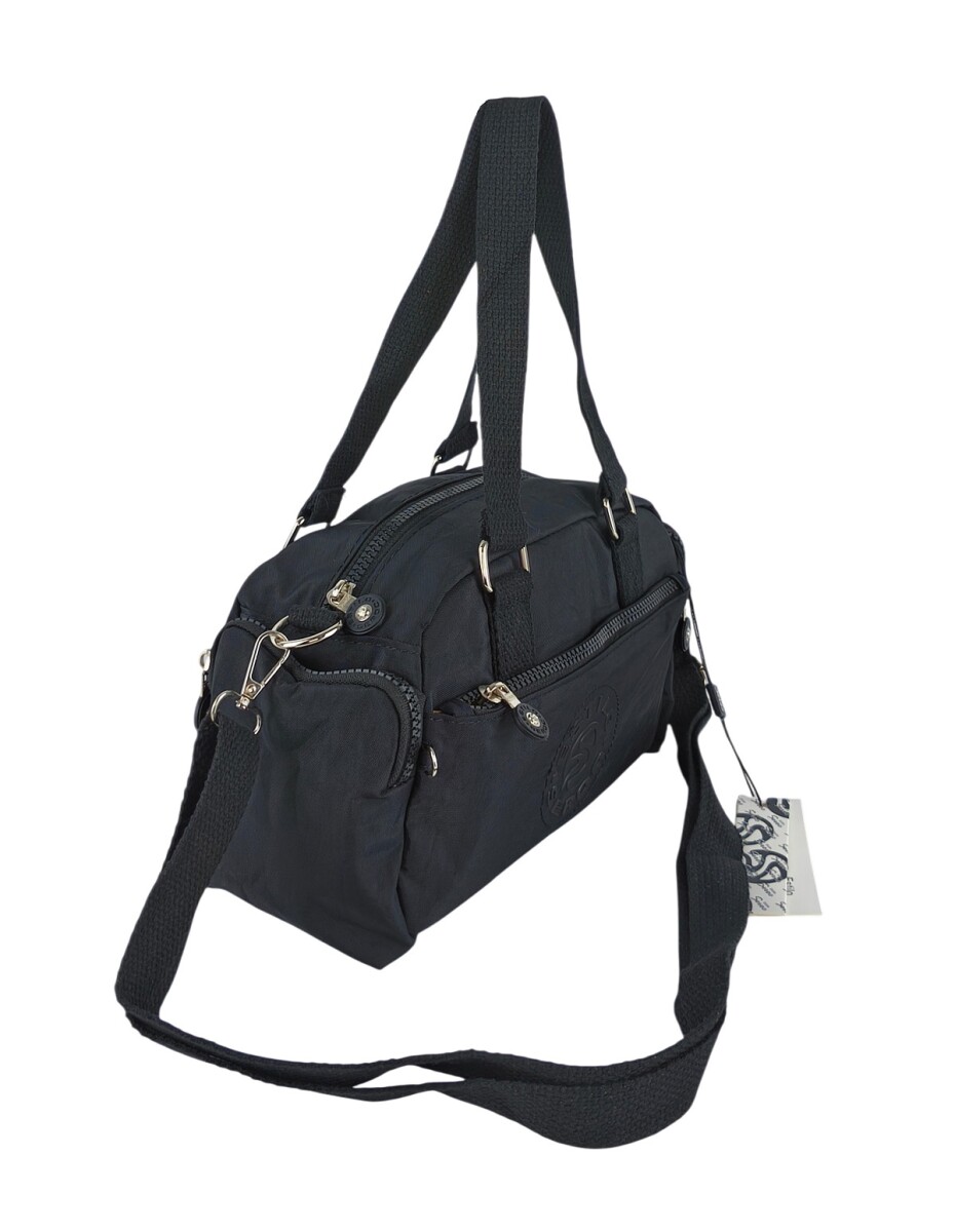 Morral con bolsillos - Negro 