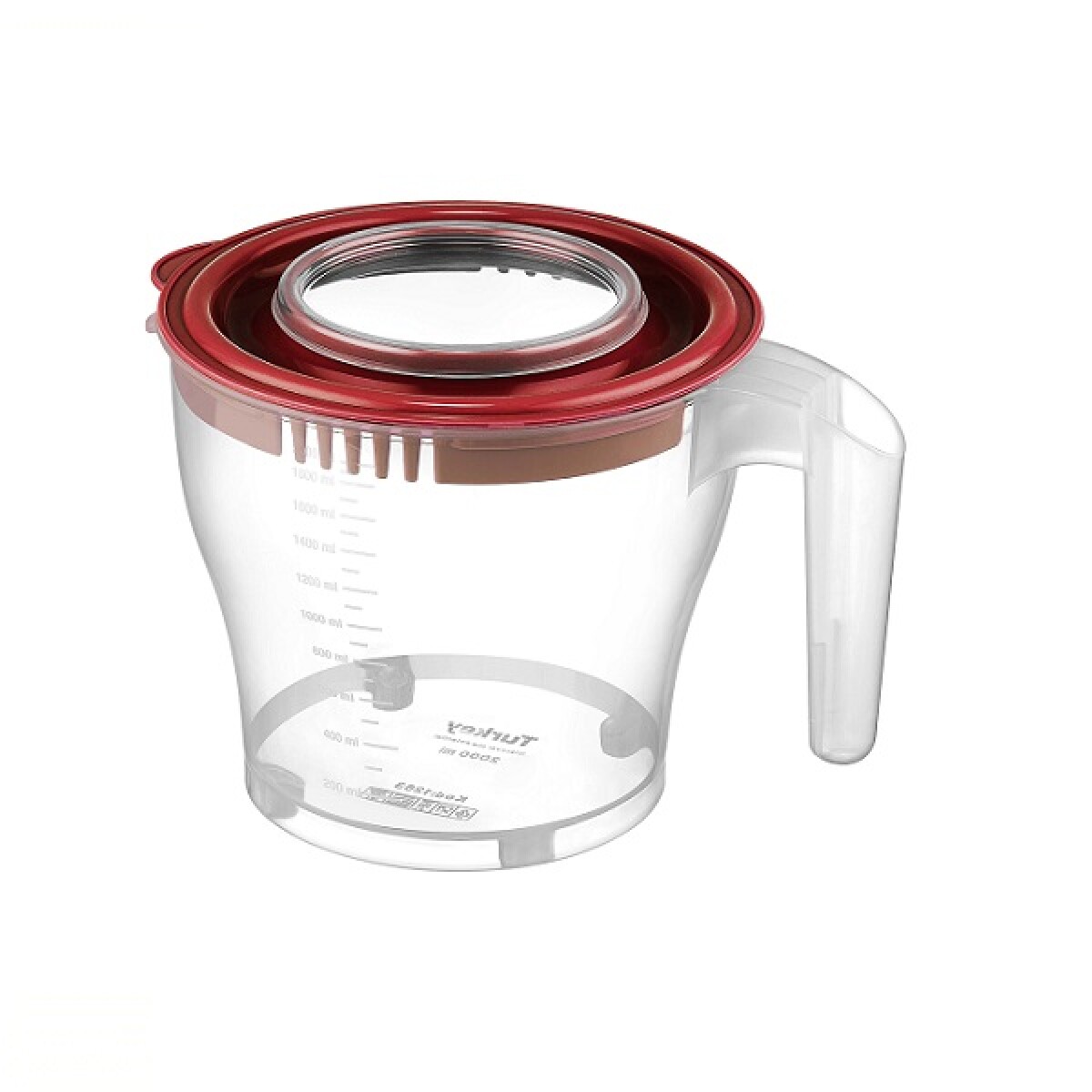 Jarra medidora con tapa 2 L QLUX IDEAS 