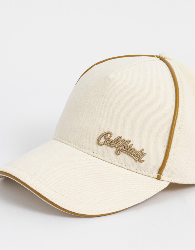 Caps Noche Gorra Canvas Wildlife - Blanco Crudo