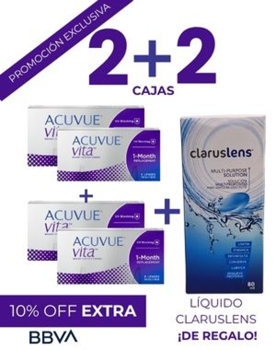 Promoción 2 + 2 Acuvue Vita Esférico 