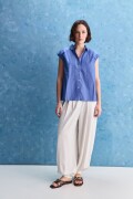 CAMISA GLORY Blanco/Azul